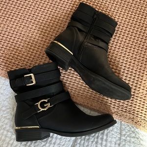 Guess brand black booties